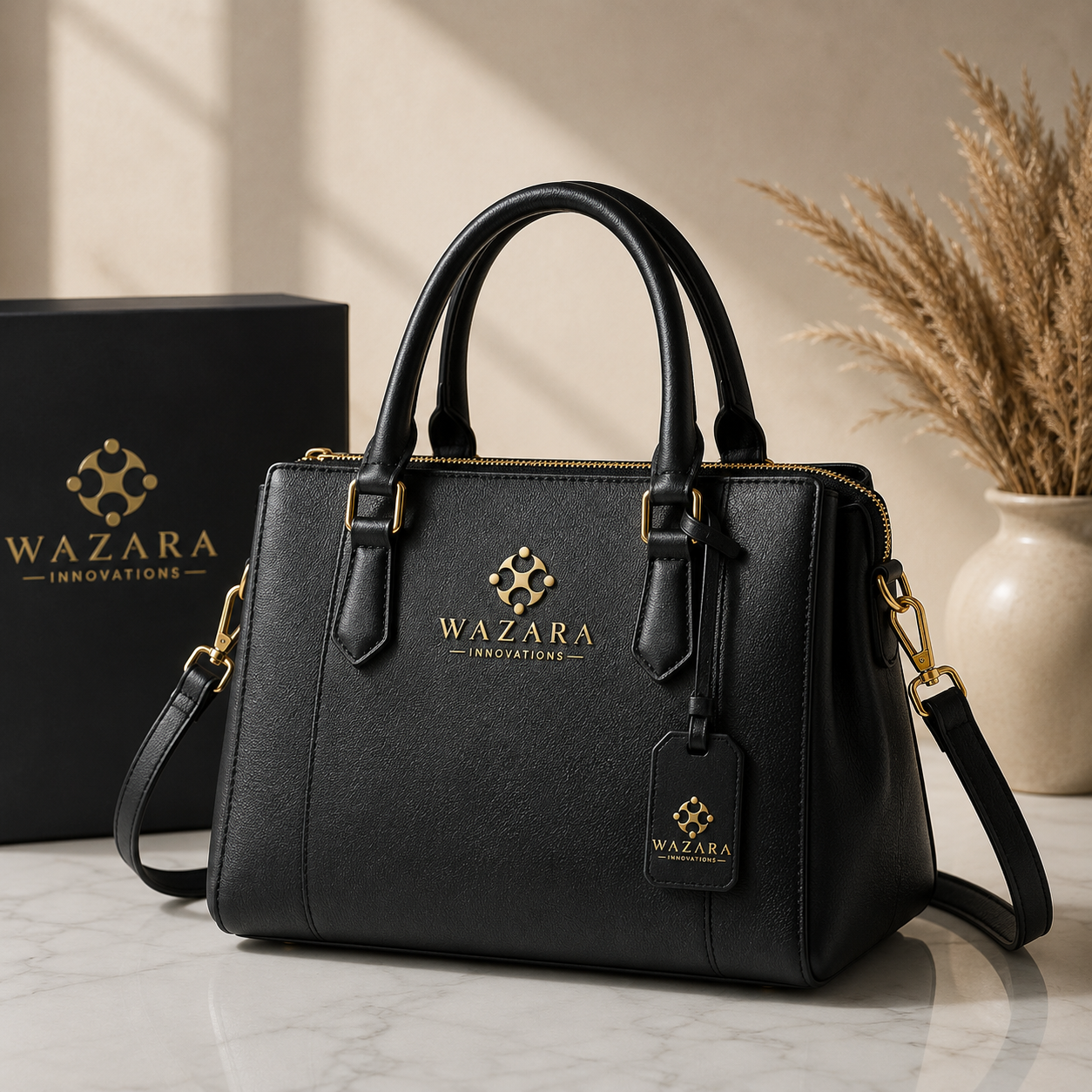 Premium Classic Leather Handbag